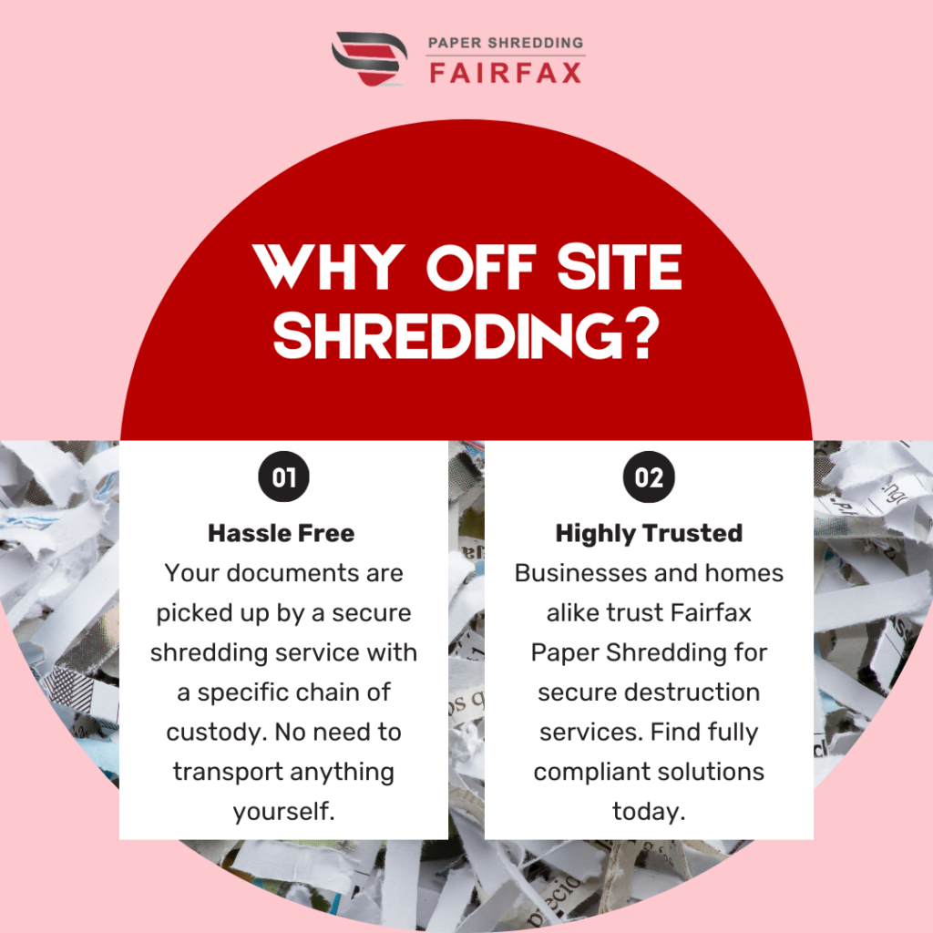 off site shredding services fairfax, va